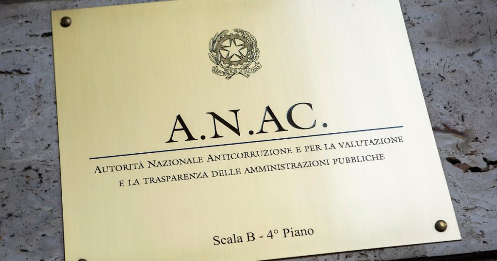 L ANAC Bacchetta L Anas Sugli Accordi Quadro MANUTENZIONE ANAS 